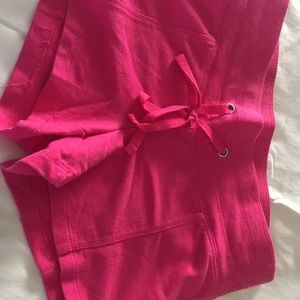 Hot pink shorts